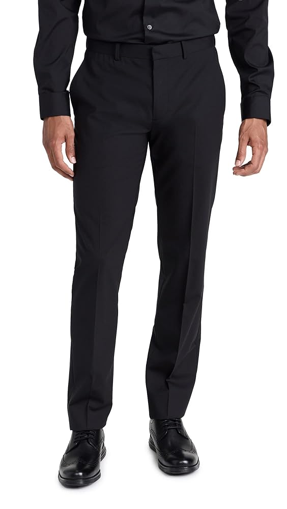 Theory Men's Mayer Stretch Wool Pants, Black, 28 at Amazon